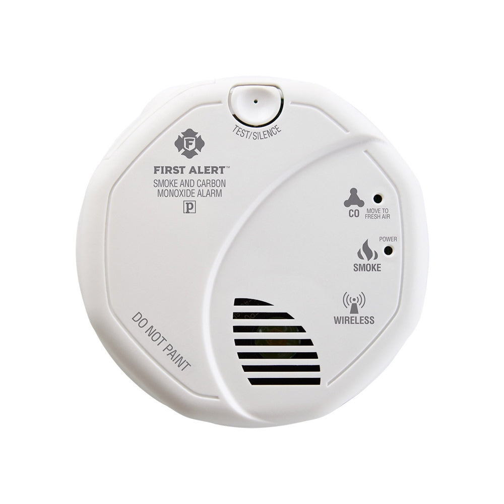 White:First Alert Z-Wave Plus Smoke/CO Alarm (2nd Generation) (for Works with Ring Alarm Security System)