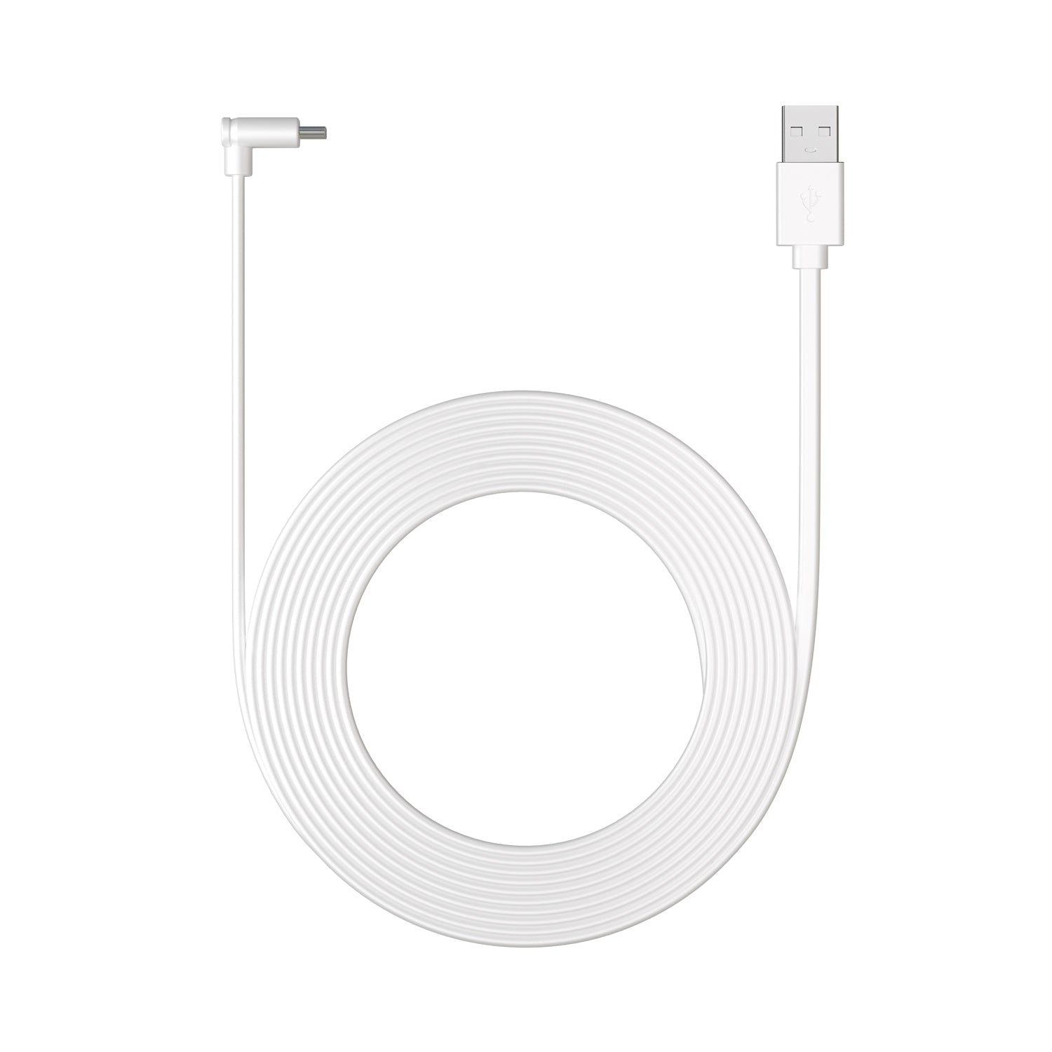 White:10 ft. USB-A to USB-C Power Cable 