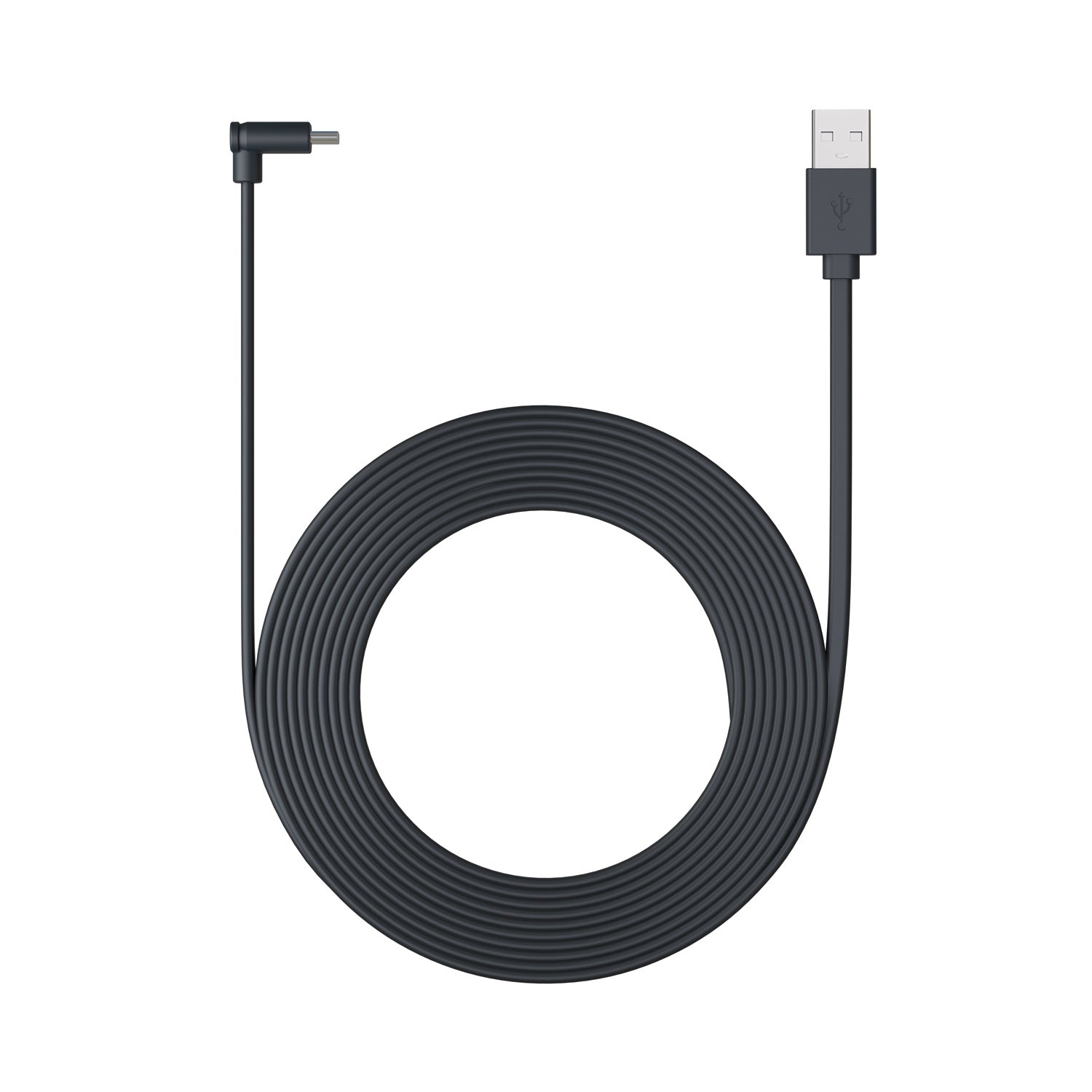 Black:10 ft. USB-A to USB-C Power Cable 