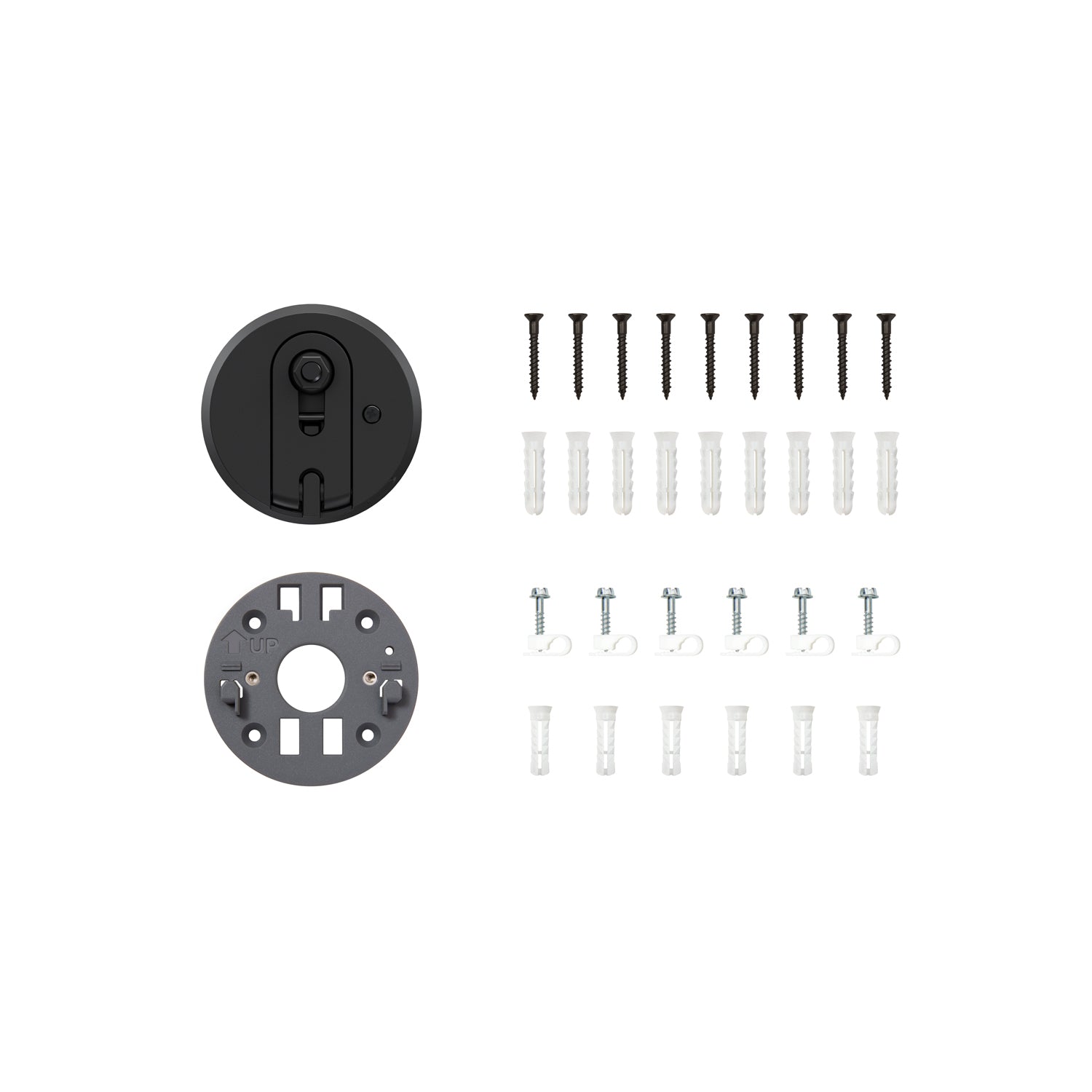 Black:Spare Parts (for Outdoor Cam Plus Plug-in)