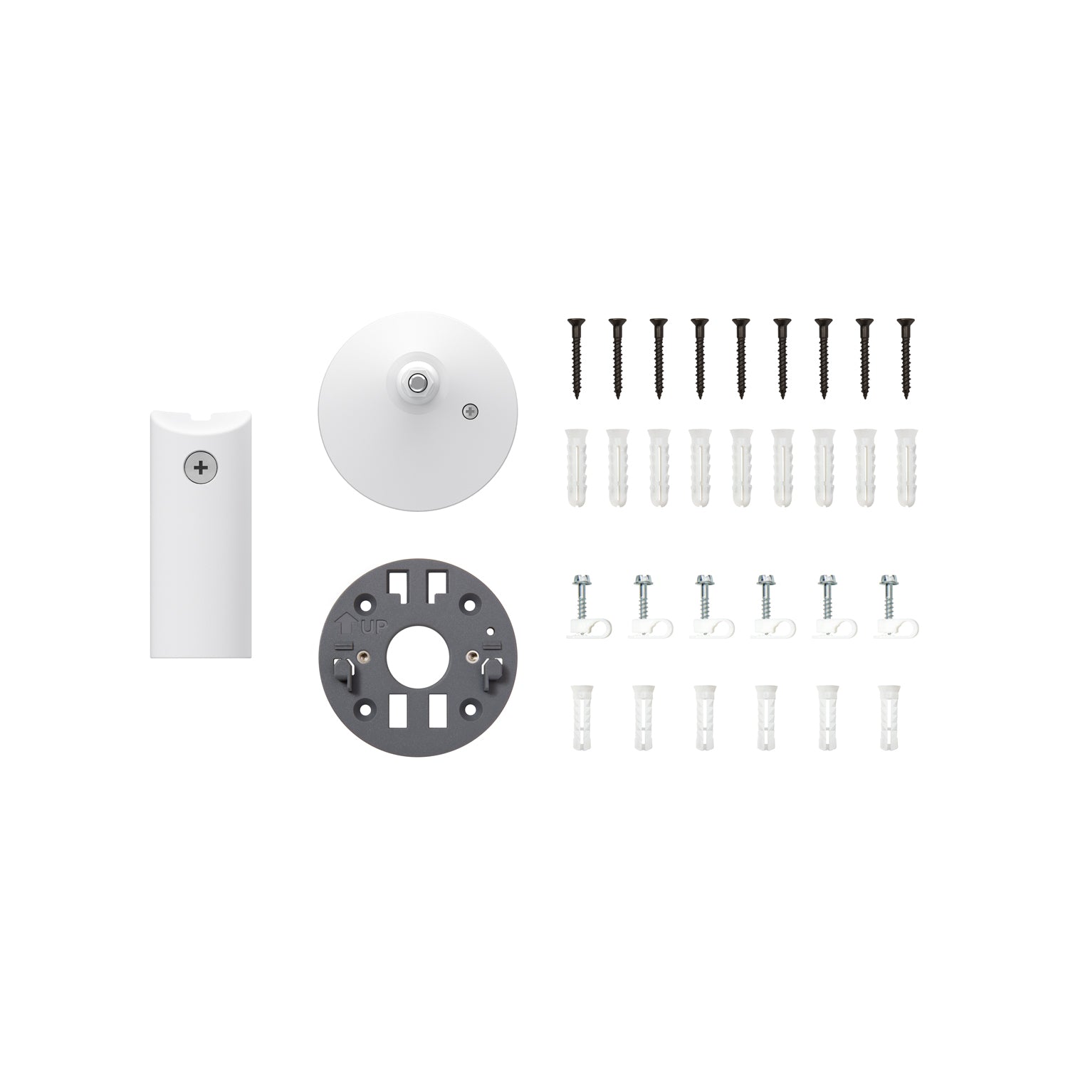 White:Spare Parts Kit (for Outdoor Cam Pro Plug-In)