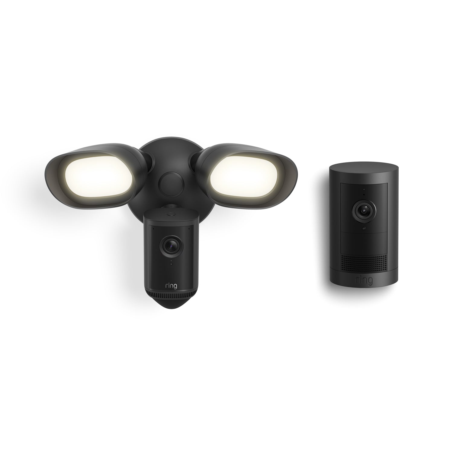 Floodlight Cam Pro (2nd Gen) Wired + Outdoor Cam Plus Battery - Black