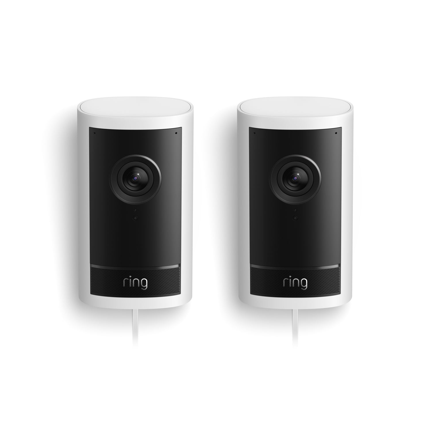 Plug-In / White / 2-Pack:Outdoor Cam Pro