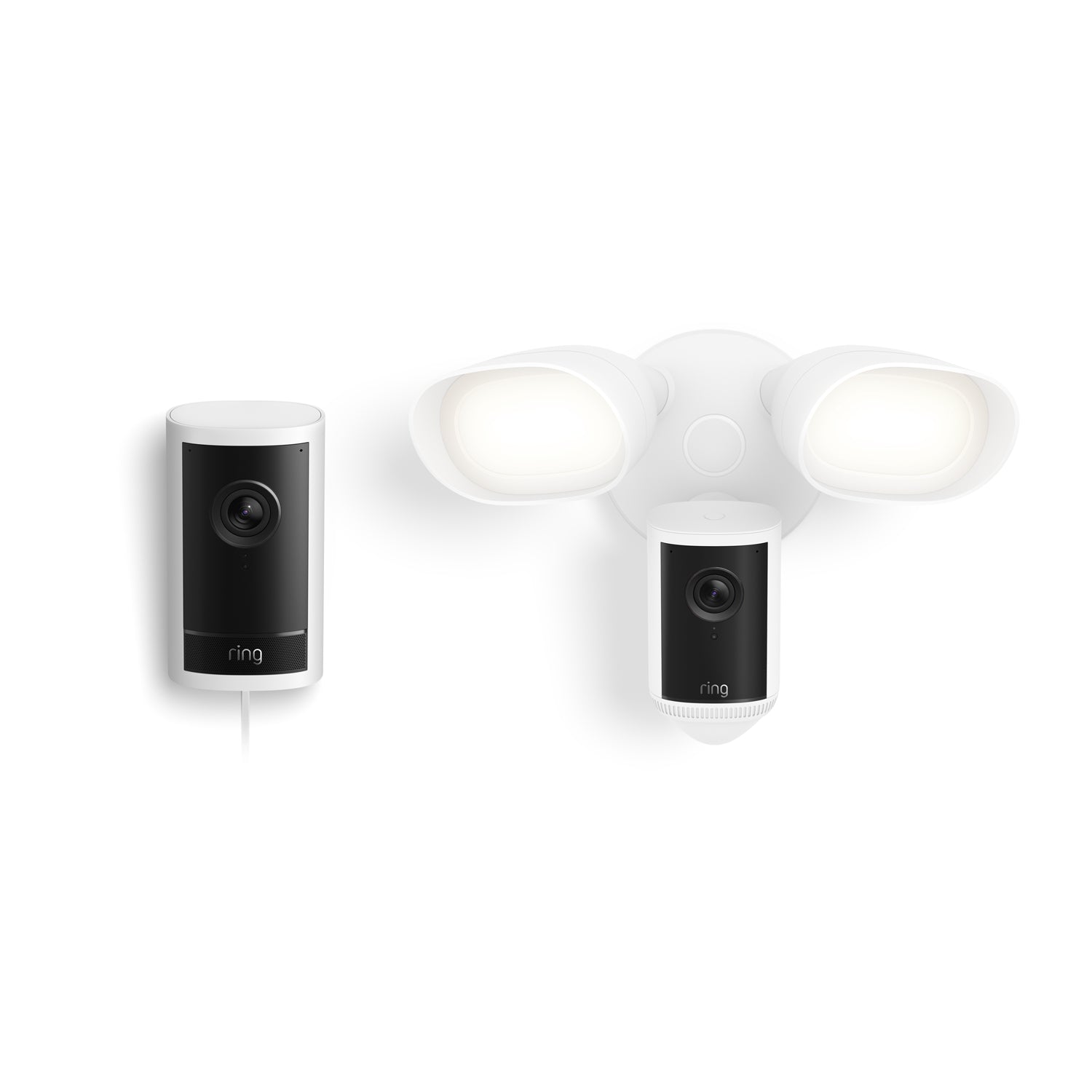 White:Outdoor Cam Pro + Floodlight Cam Pro (2nd Gen)