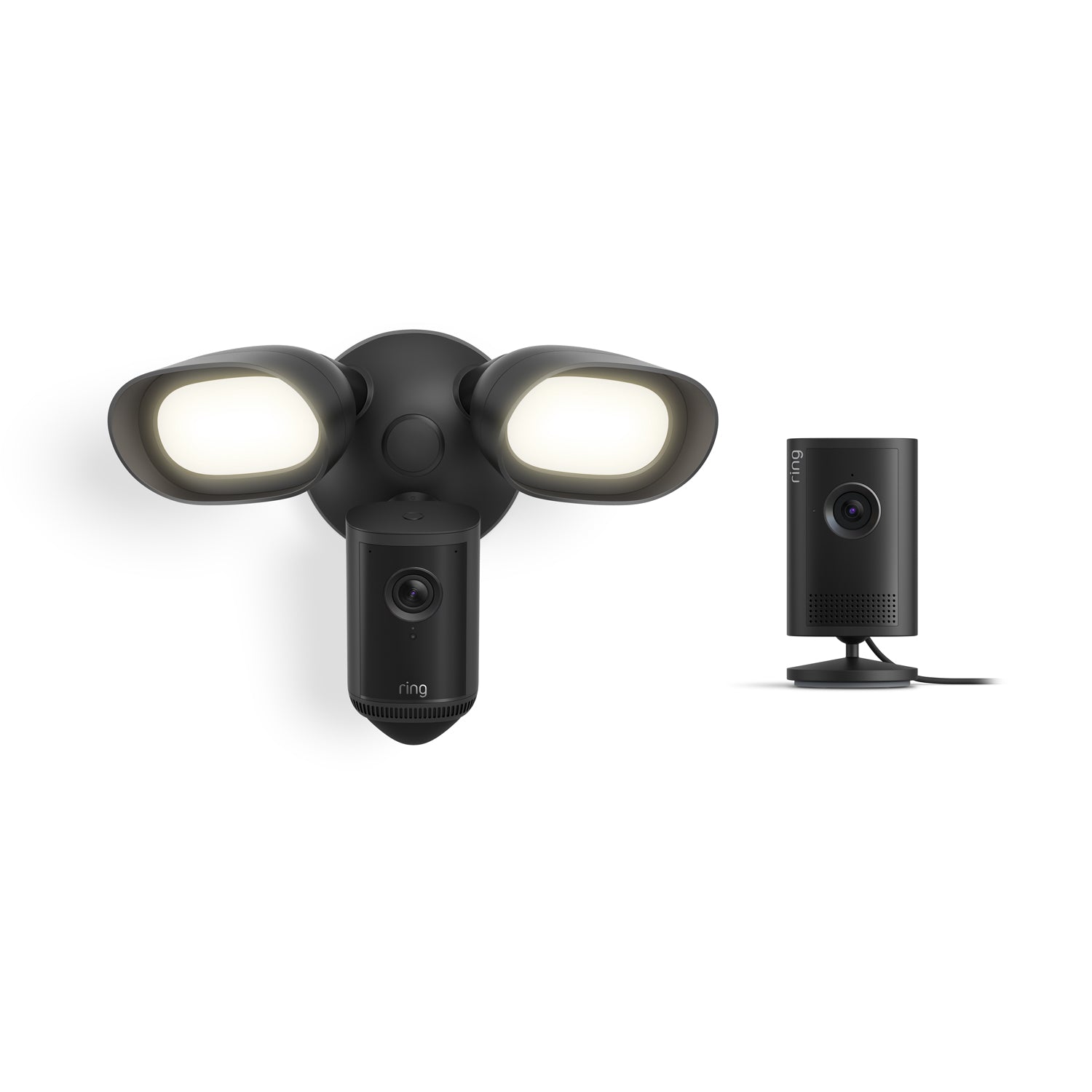 Floodlight Cam Pro (2nd Gen) Wired + Indoor Cam Plus - Black