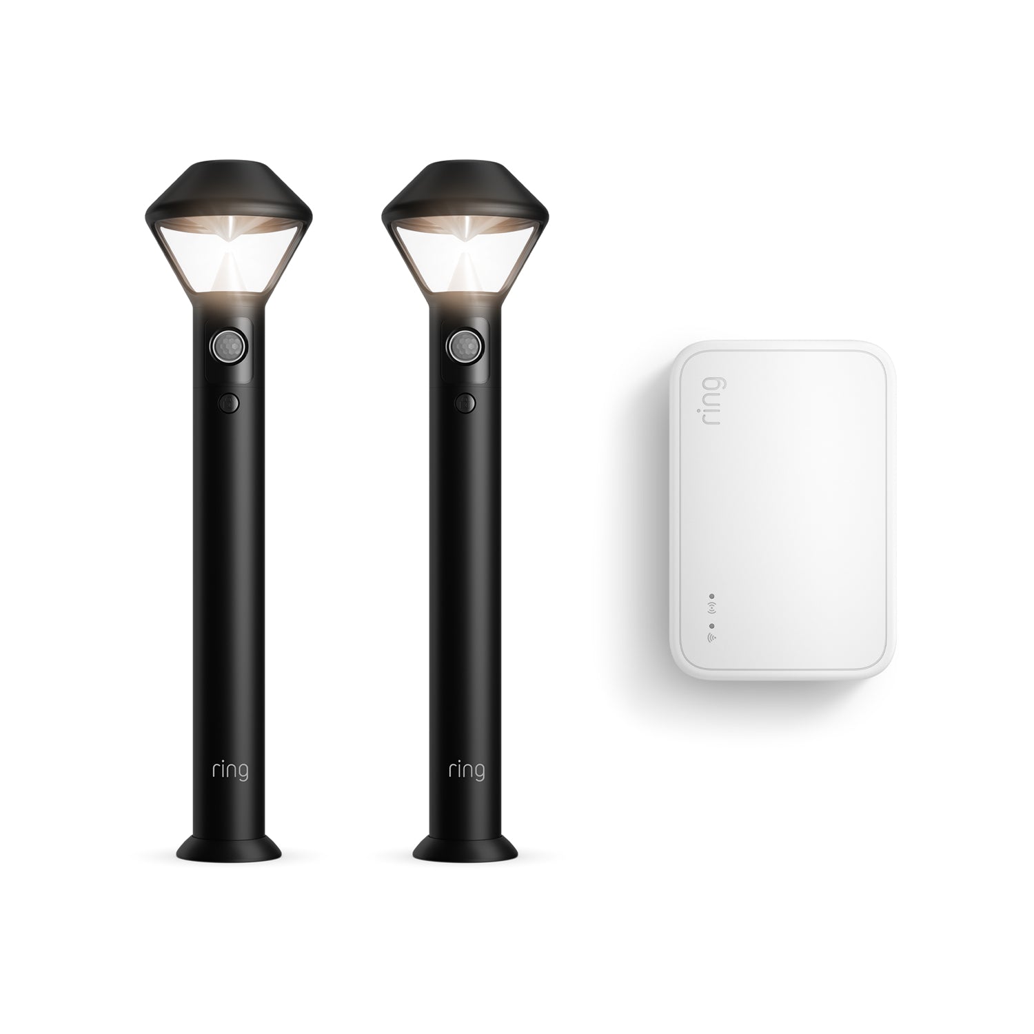 Battery / Black / 2-Pack:Smart Lighting Pathlight 2-Pack + Bridge