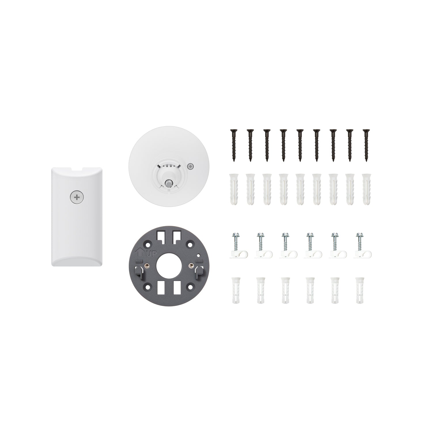 White:Spare Parts Kit for Cameras for Spotlight Cam Pro (Newest Gen), Plug-In
