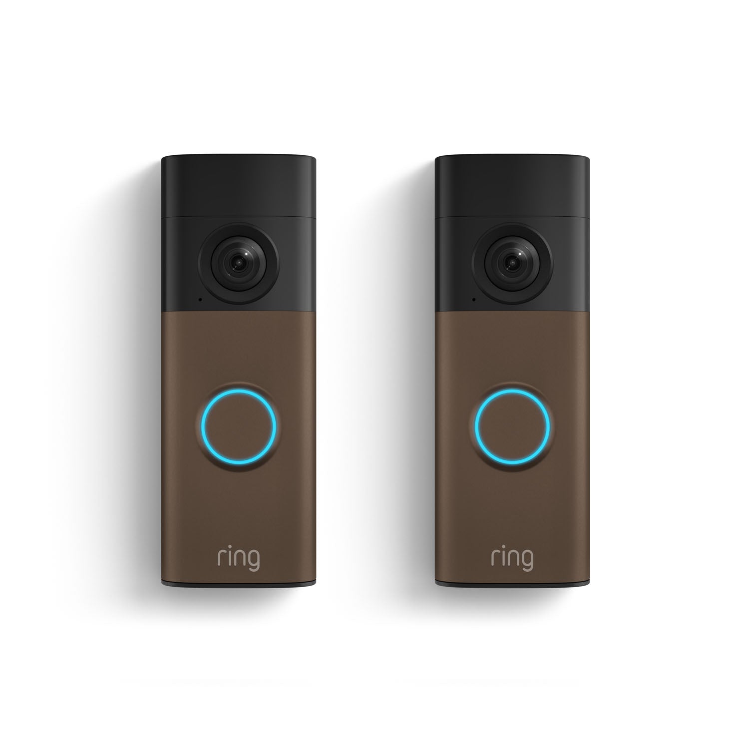 2-Pack Battery Doorbell 2K in the color Matte Mocha.