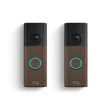 2-Pack Battery Doorbell 2K in the color Matte Mocha.