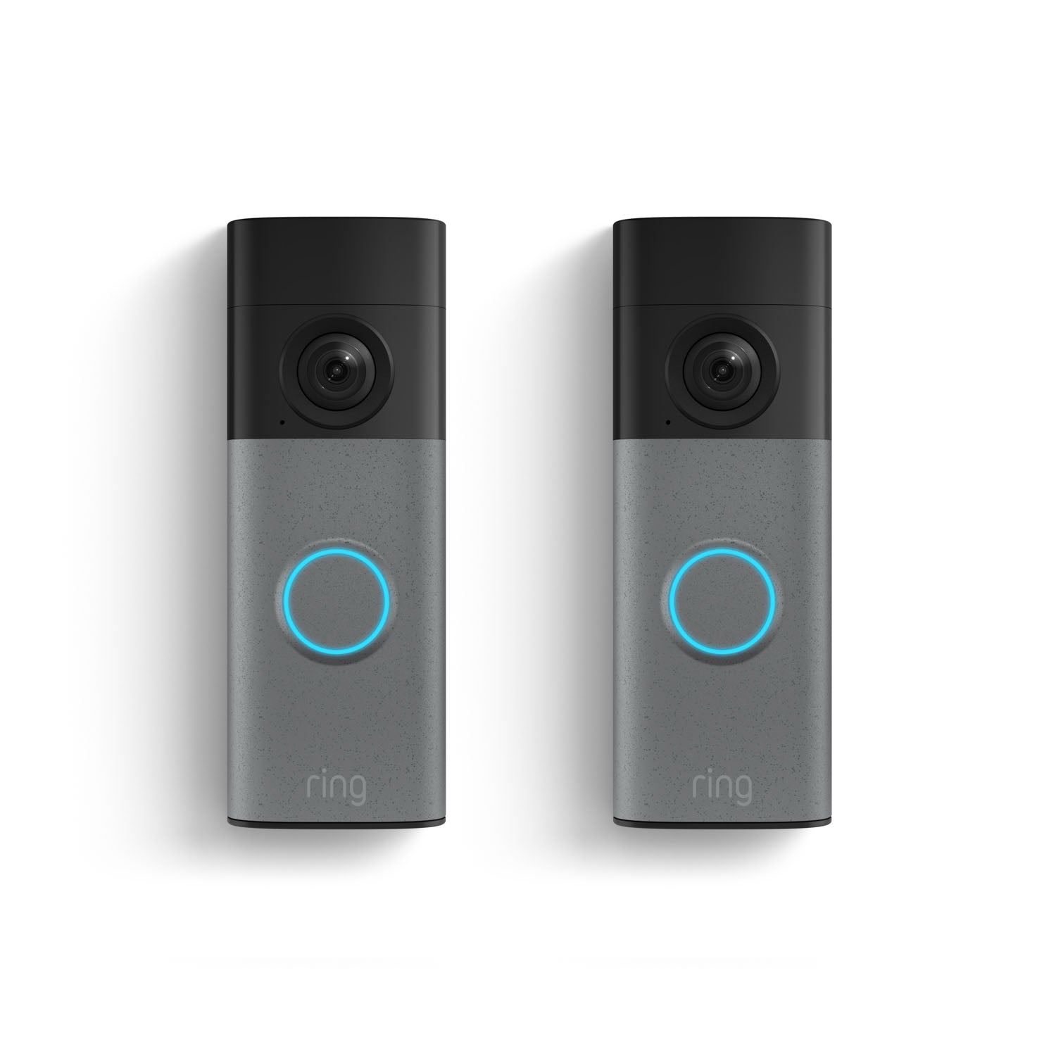 2-Pack Battery Doorbell (2nd Gen) in color Speckled Gray.