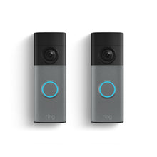 2-Pack Battery Doorbell (2nd Gen) in color Speckled Gray.