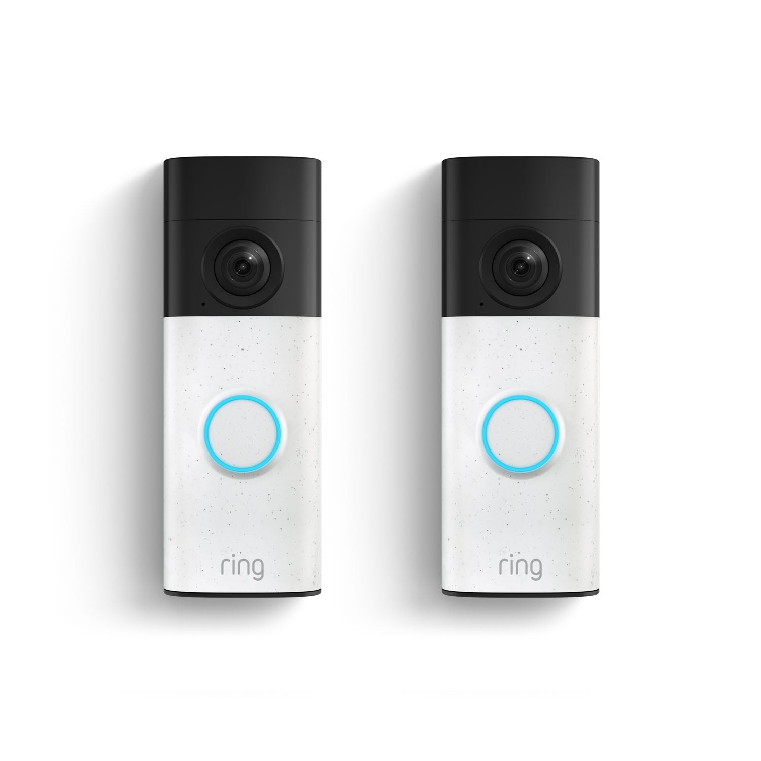 2-Pack Battery Doorbell (2nd Gen) in the color Speckled White.