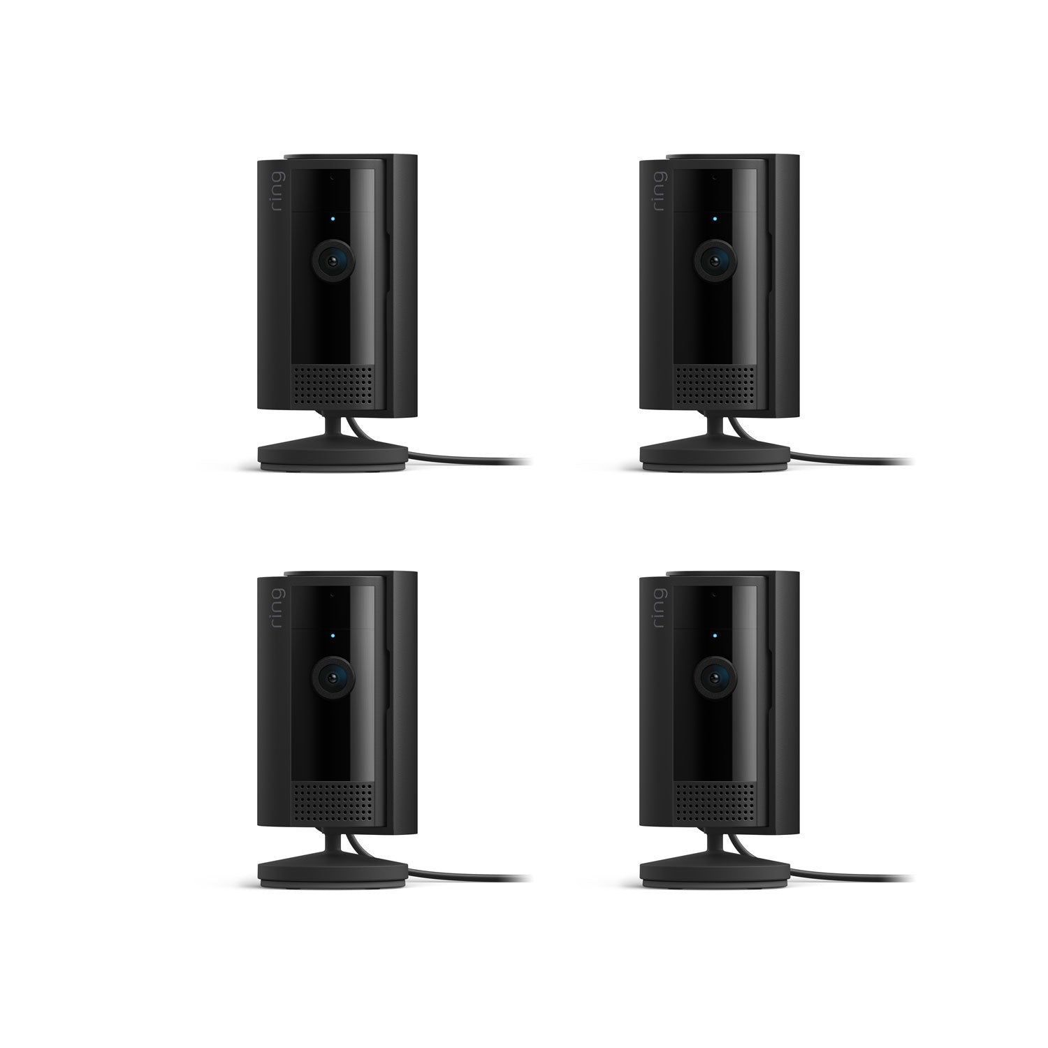 Plug-In / Black / 4-Pack:Indoor Cam