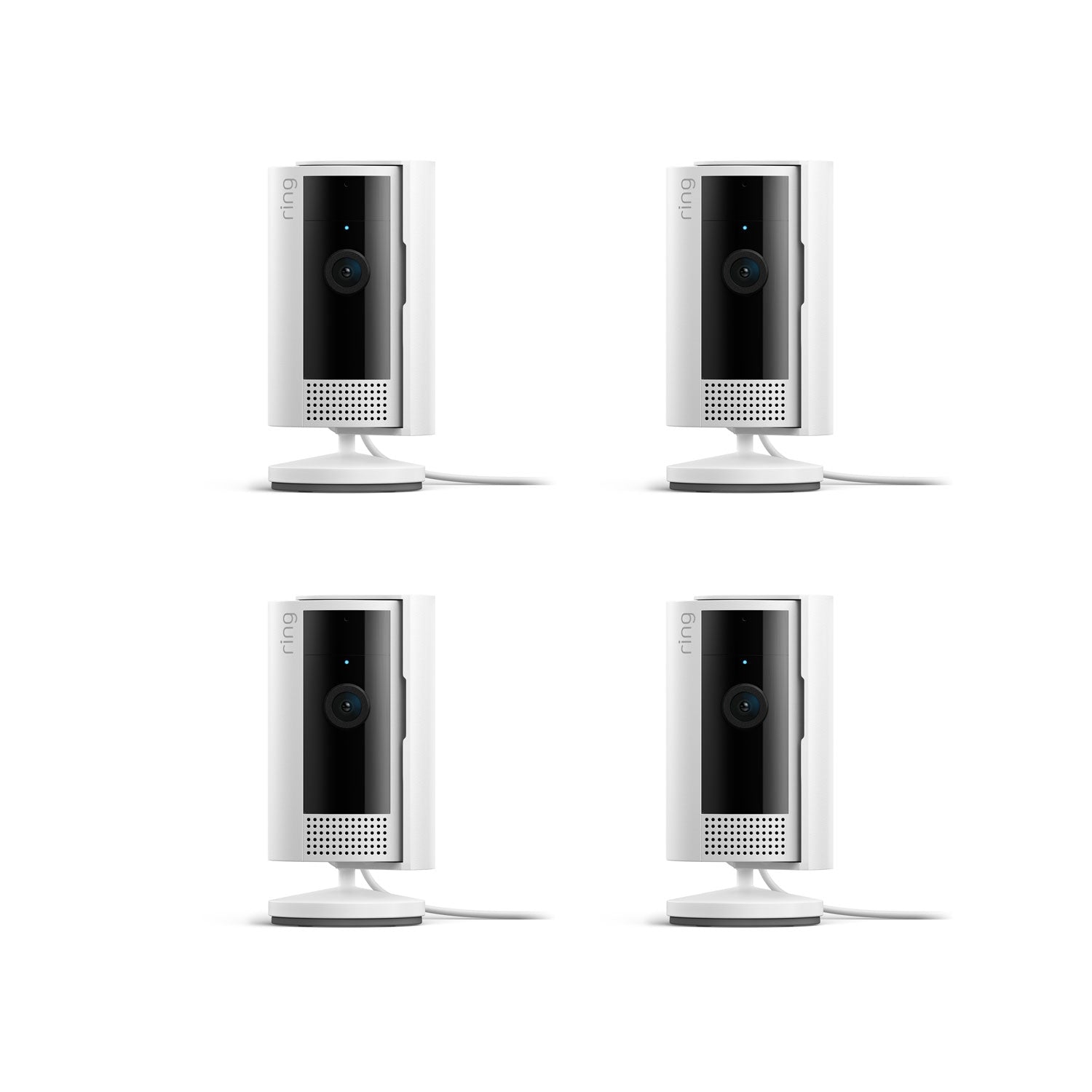 Plug-In / White / 4-Pack:Indoor Cam