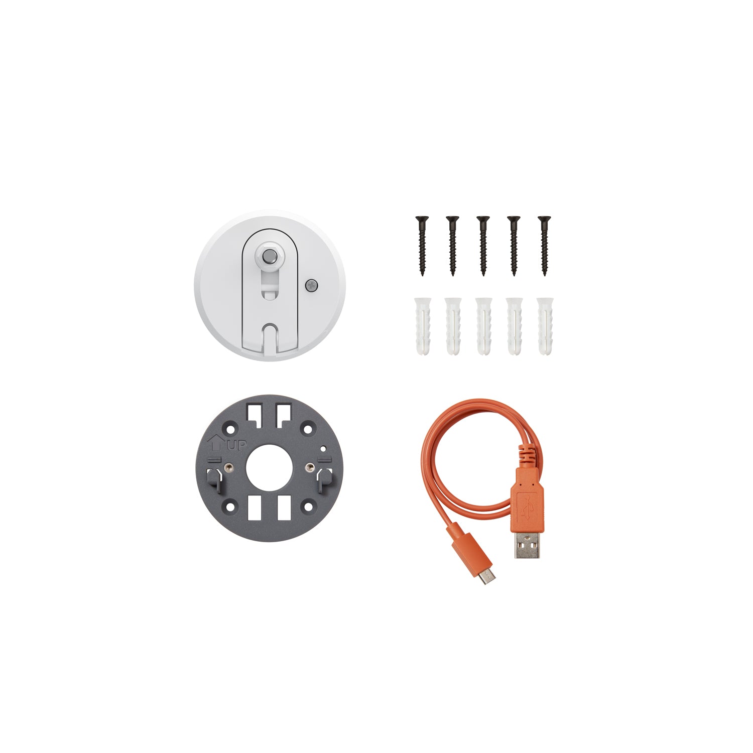 White:Spare Parts for Outdoor Cam Plus Battery