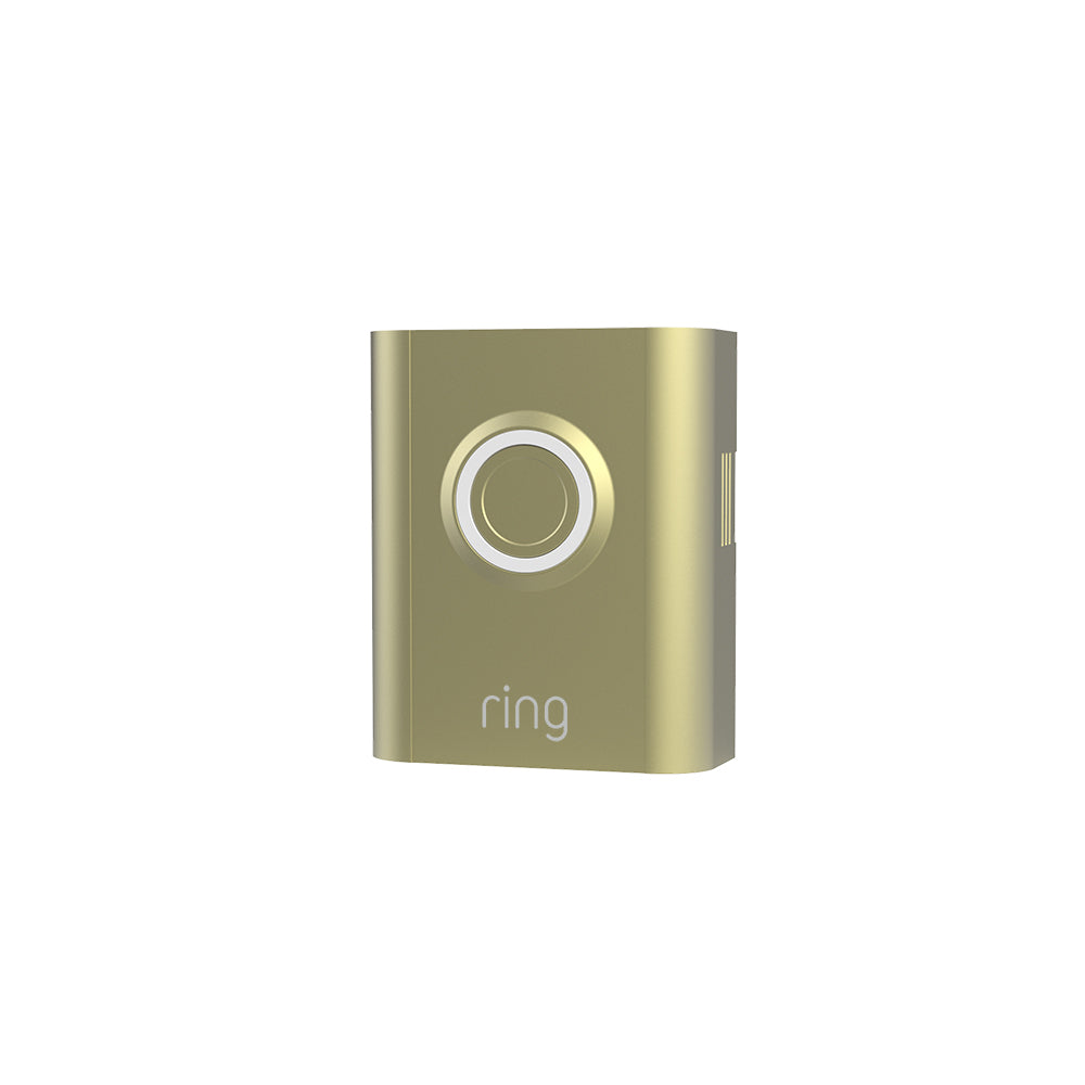 Brushed Gold:Interchangeable Faceplate (for Video Doorbell 3, Video Doorbell 3 Plus, Video Doorbell 4, Battery Doorbell Plus)
