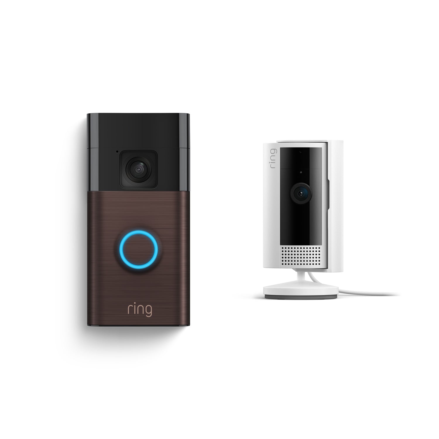Venetian Bronze:Battery Doorbell + Indoor Cam