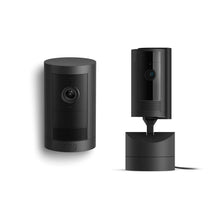 Black:Outdoor Cam Plus Battery + Pan-Tilt Indoor Cam