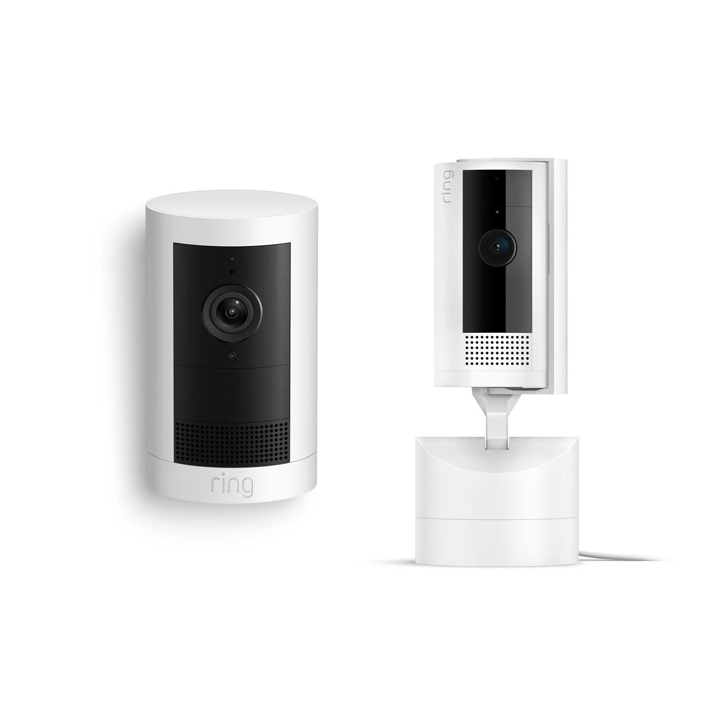 White:Outdoor Cam Plus Battery + Pan-Tilt Indoor Cam