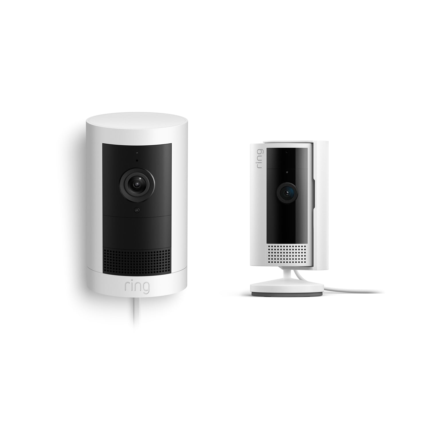 White:Outdoor Cam Plus Plug-In with Indoor Cam 2nd Gen