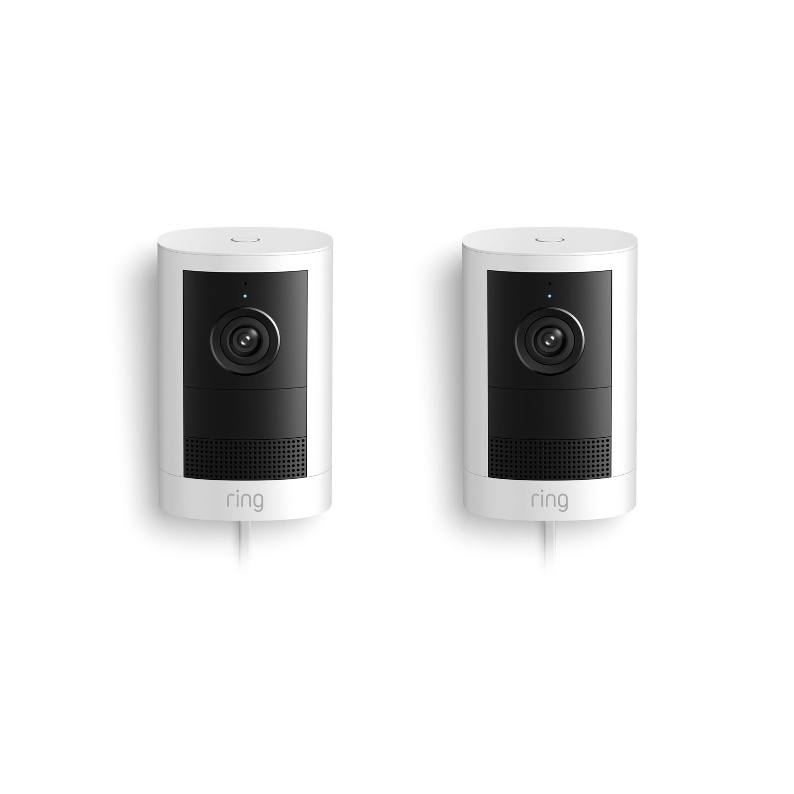 Plug-In / White / 2-pack:Outdoor Cam 2K