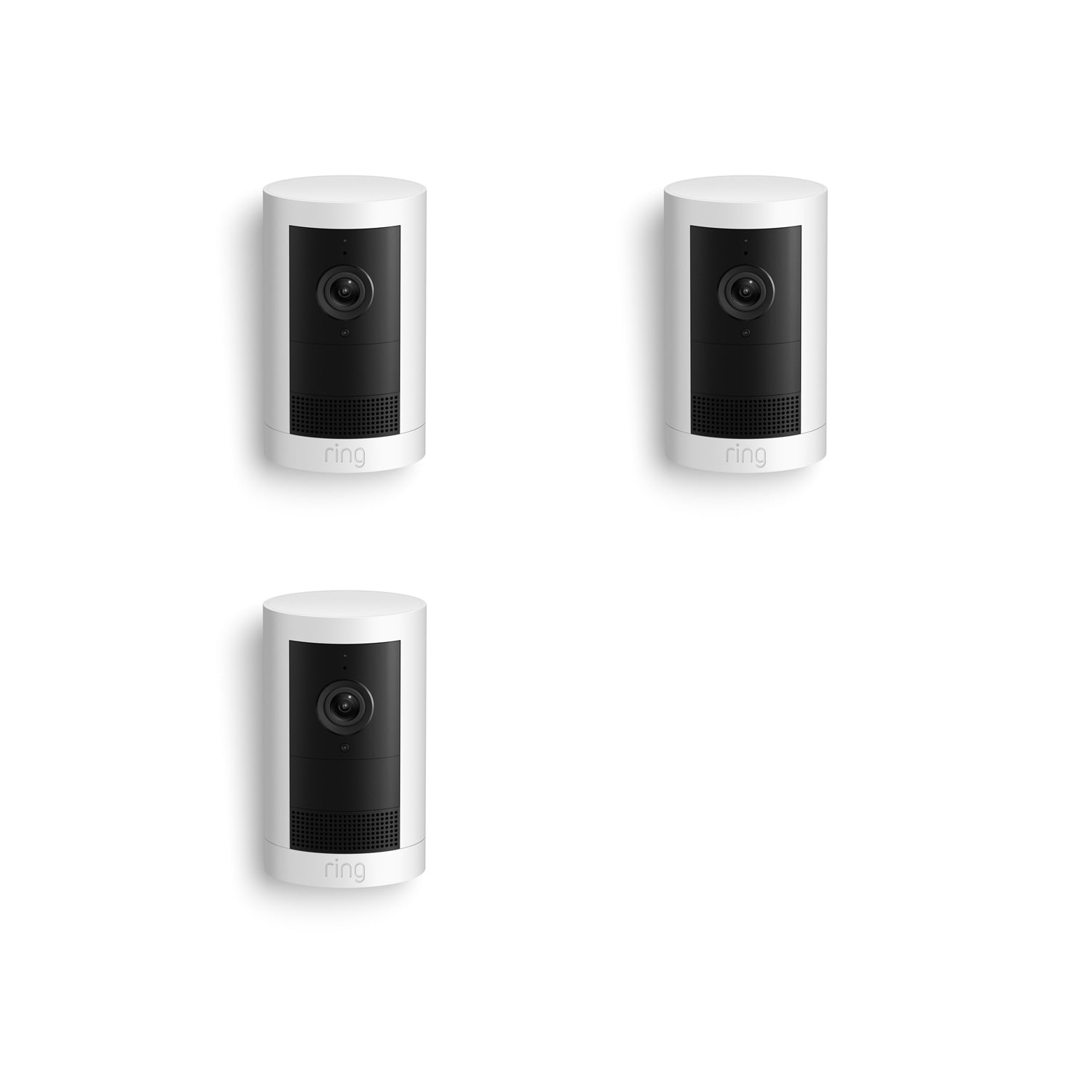 Battery / White / 3-Pack:Outdoor Cam Plus