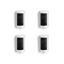 Plug-In / White / 4-Pack:Outdoor Cam Plus