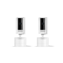 Plug-in / White / 2-Pack:Pan-Tilt Indoor Cam