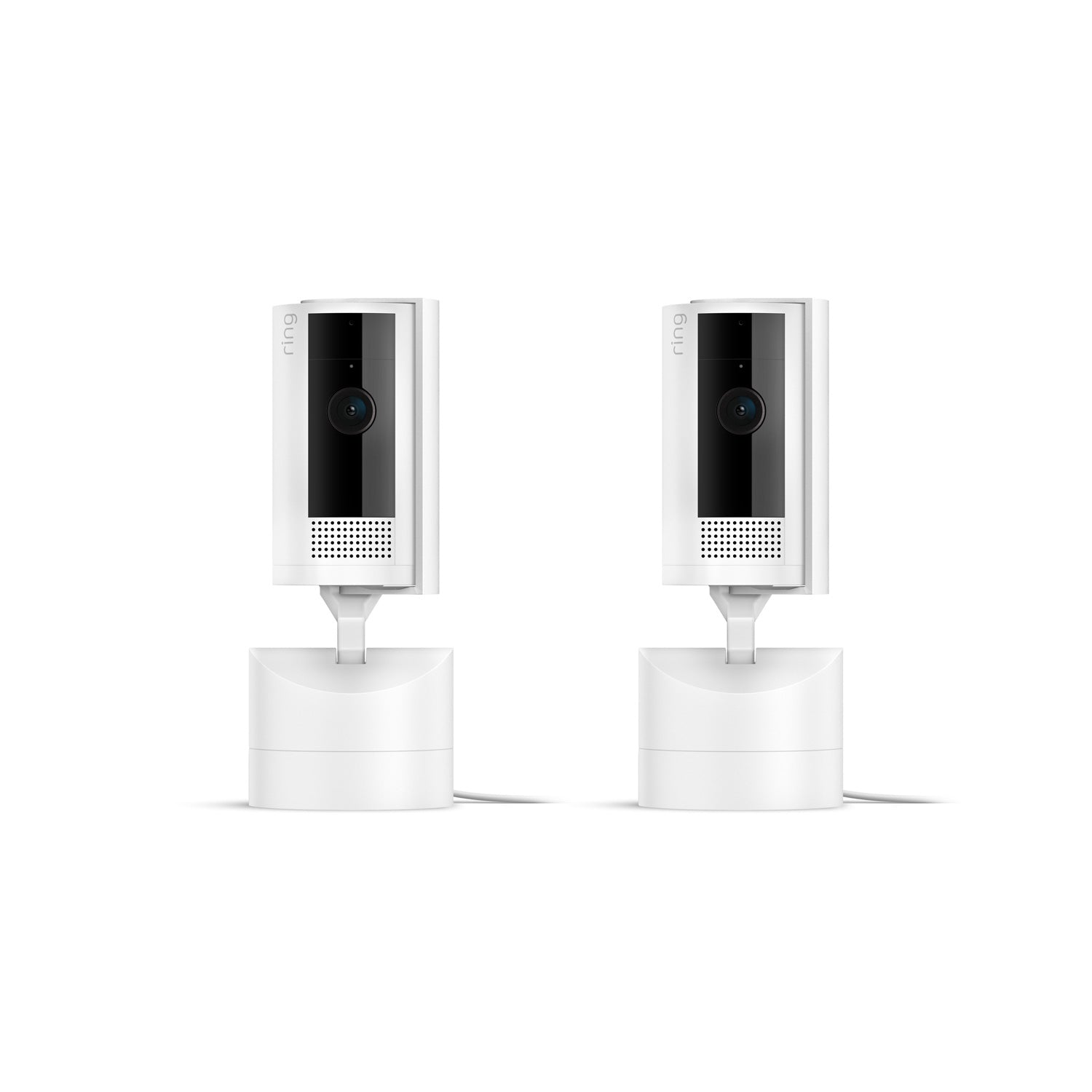 Plug-in / White / 2-Pack:Pan-Tilt Indoor Cam