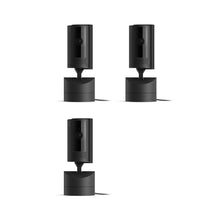 Plug-in / Black / 3-Pack:Pan-Tilt Indoor Cam