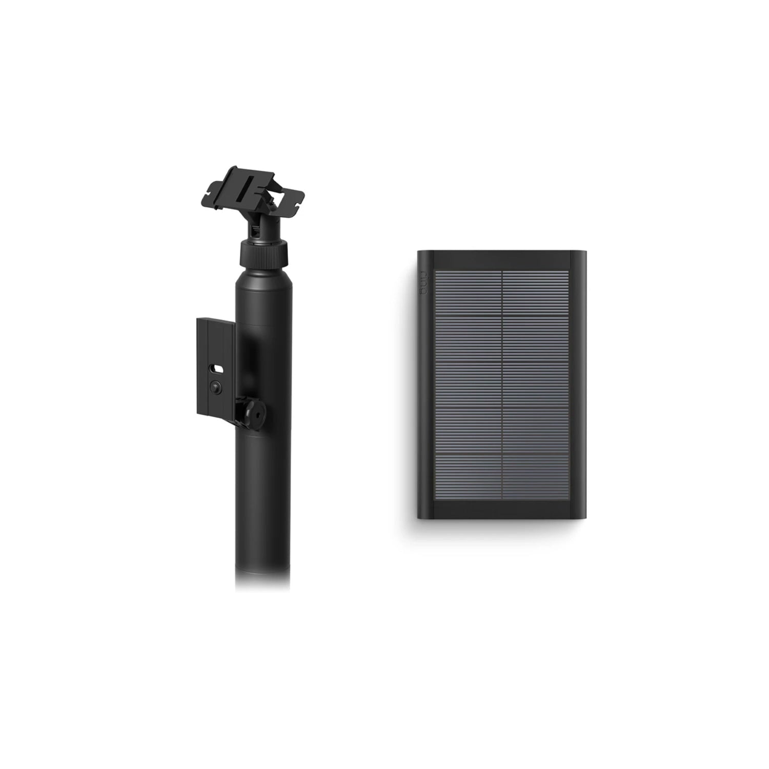 Black:Stake Mount + Small Solar Panel (USB-C)