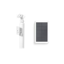 White:Stake Mount + Small Solar Panel (USB-C)