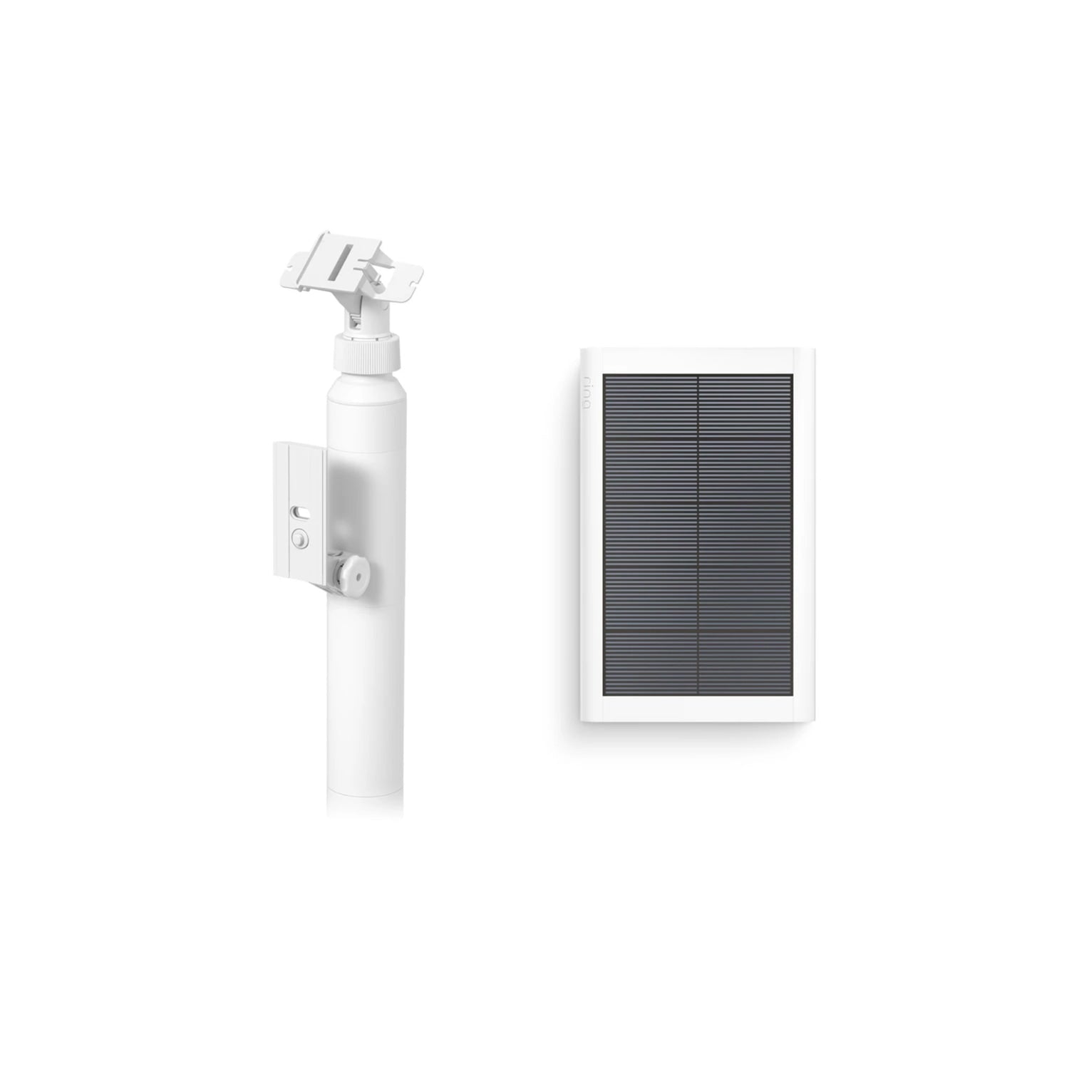 White:Stake Mount + Small Solar Panel (USB-C)