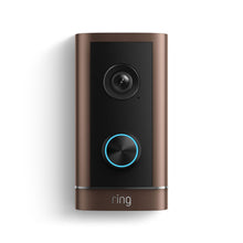 Wired Doorbell 4K Elite in Polished Mocha shown front-facing on a white background.