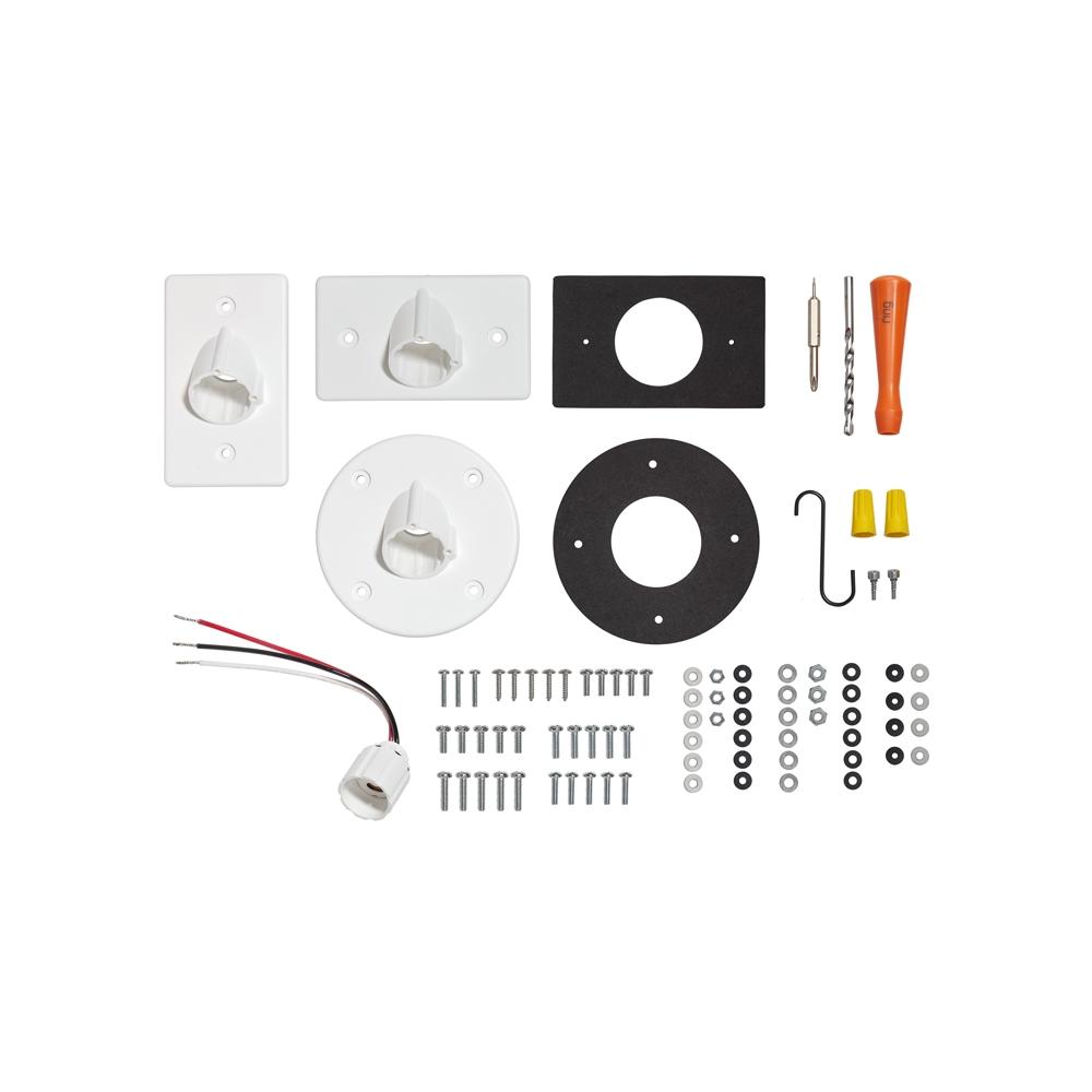 White:Hardwired Kit (for Spotlight Cam Wired)