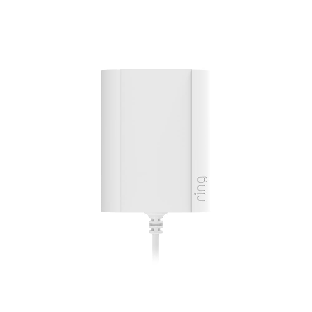 White:Plug-In Adapter (2nd Generation) (Video Doorbell Wired, Video Doorbell 3/3 Plus, Video Doorbell 4, Battery Doorbell Plus, Wired Doorbell Plus (Video Doorbell Pro), Wired Doorbell Pro (Video Doorbell Pro 2), and more)