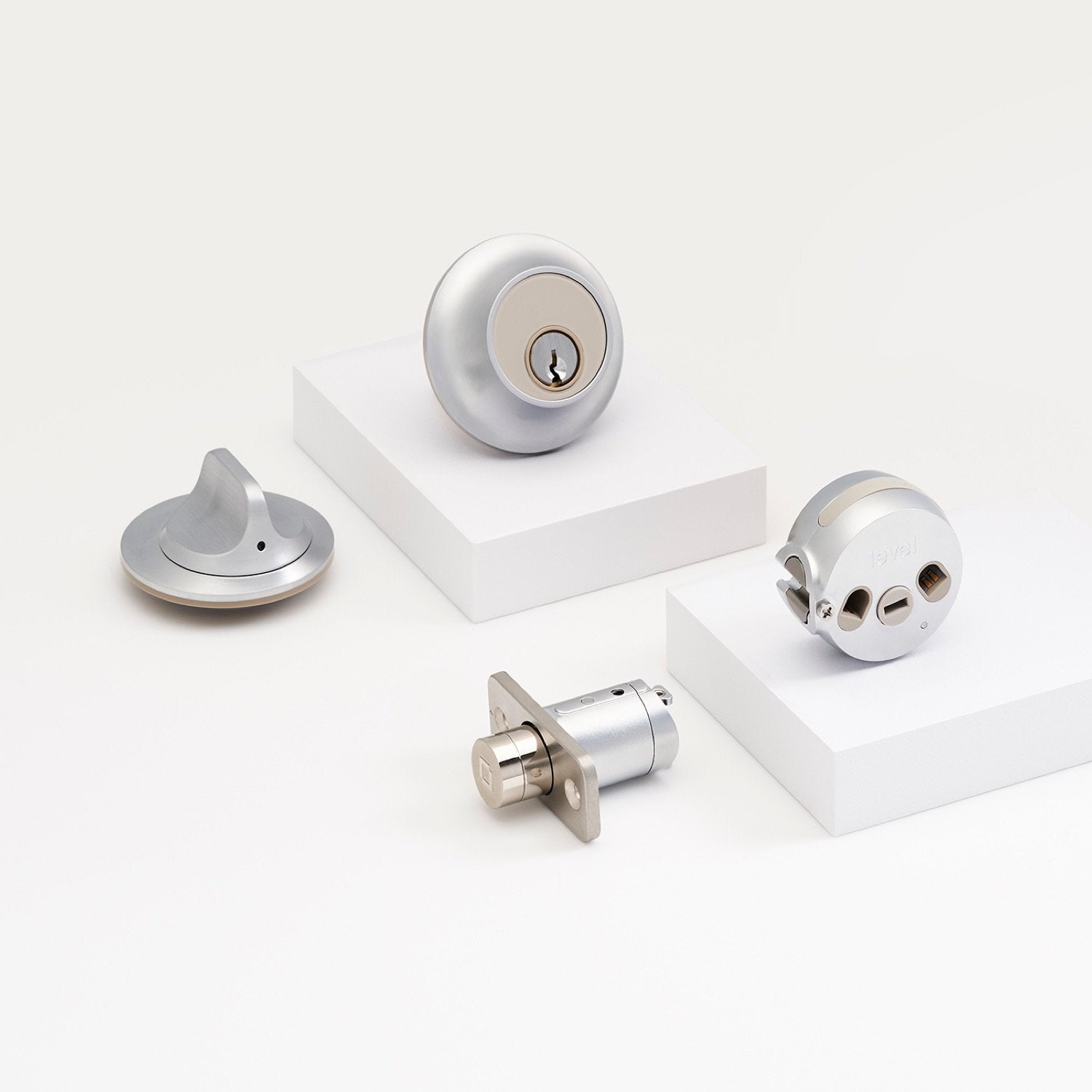 Satin Chrome:Level Lock - Touch Edition