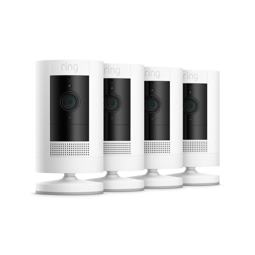 Battery / 4-Pack / White:Outdoor Cam for Certified Refurbished