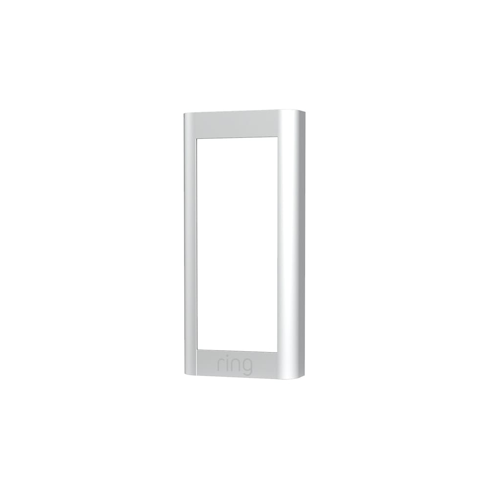 Silver Metal:Interchangeable Faceplate (for Video Doorbell Wired)