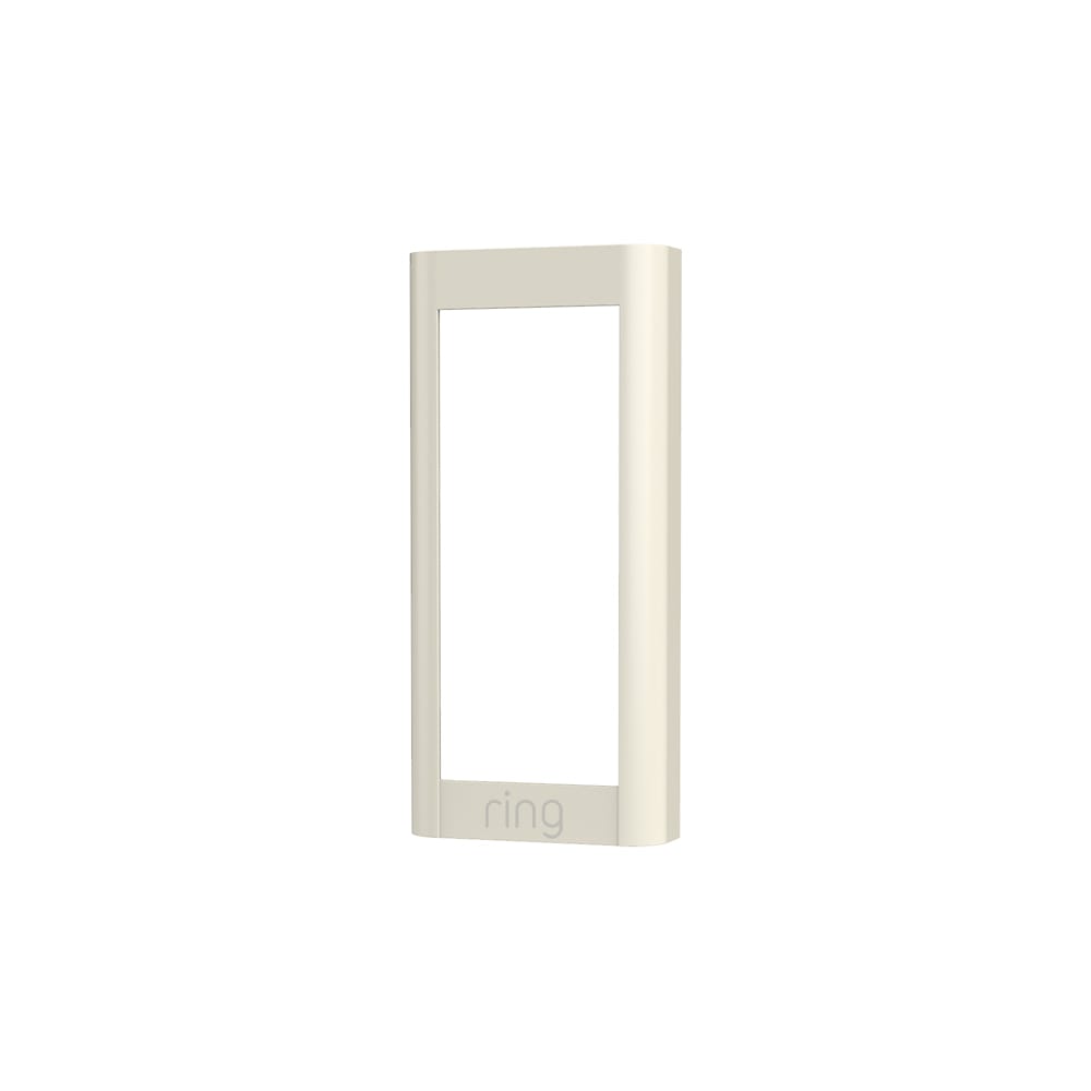 Pearl White:Interchangeable Faceplate (for Video Doorbell Wired)