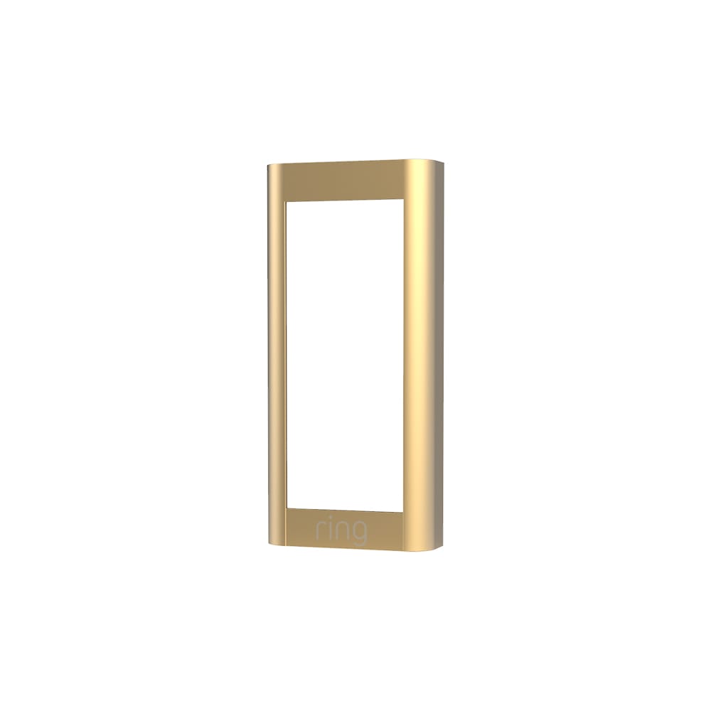 Gold Metal:Interchangeable Faceplate (for Video Doorbell Wired)