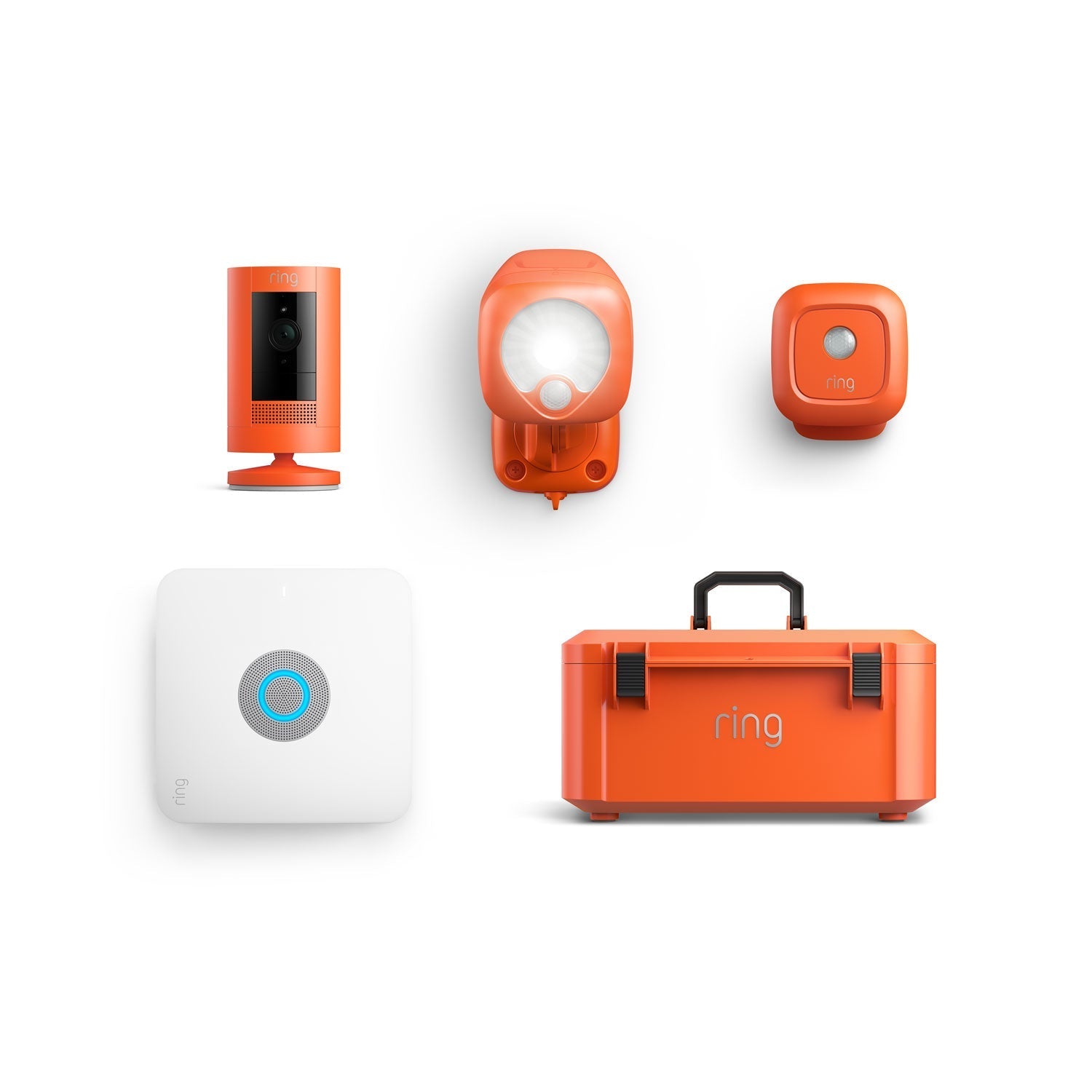 Orange:Jobsite Security Starter Kit, 5-Piece