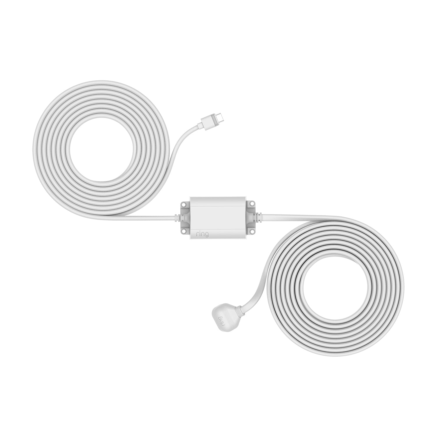 White:Indoor/Outdoor Power Adapter (USB-C) (for Stick Up Cam Pro, Spotlight Cam Plus, Spotlight Cam Pro)