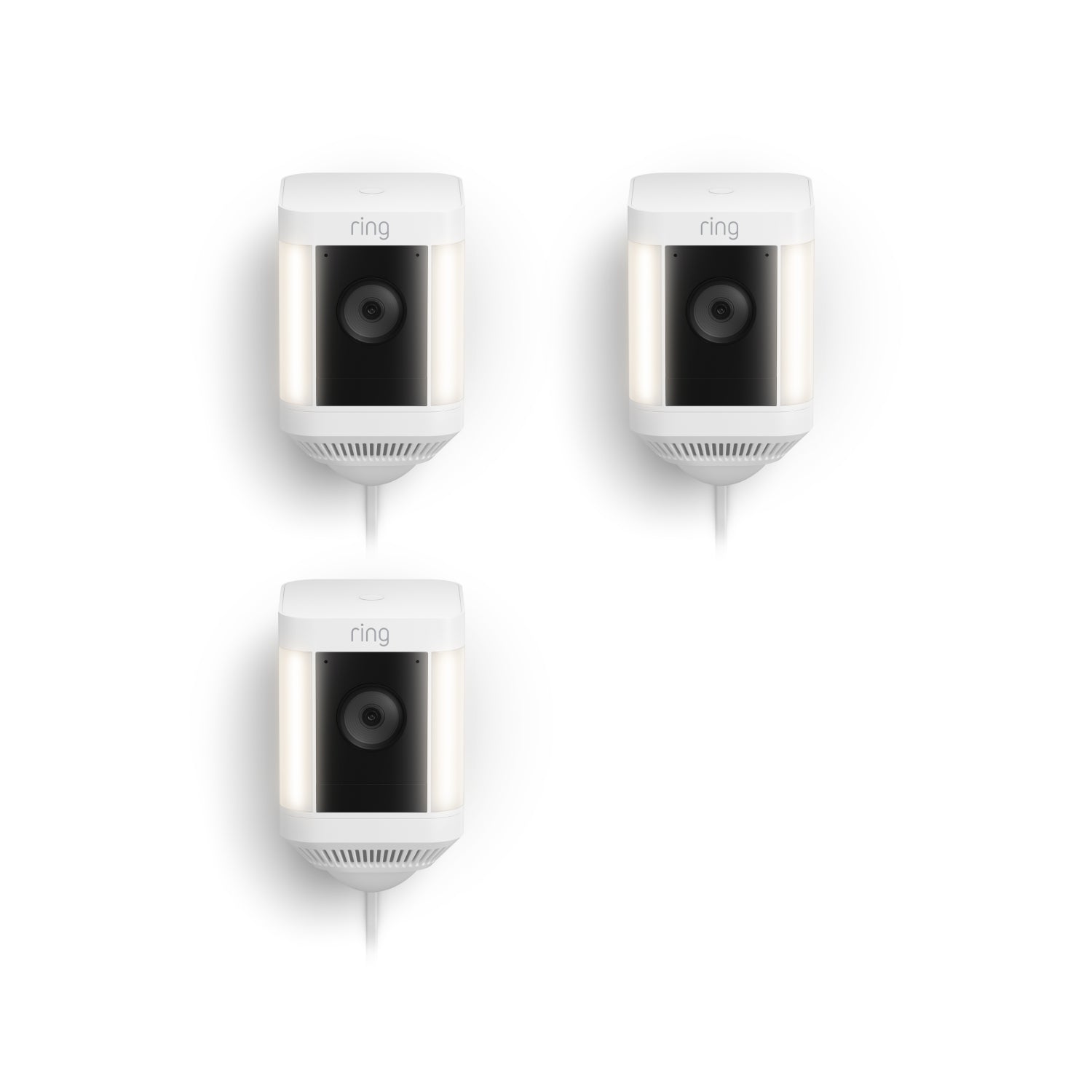 Plug-In / White / 3-Pack:Spotlight Cam Plus