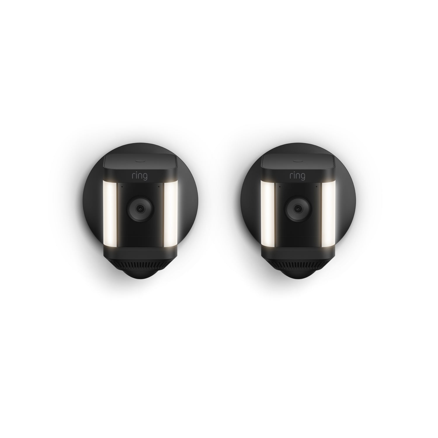Wired / Black / 2-Pack:Spotlight Cam Plus