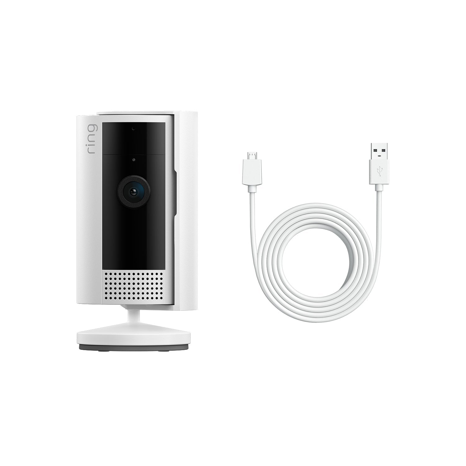 White:High Reach Bundle (Indoor Cam (2nd Gen) with 10 ft Micro USB Power Cable)