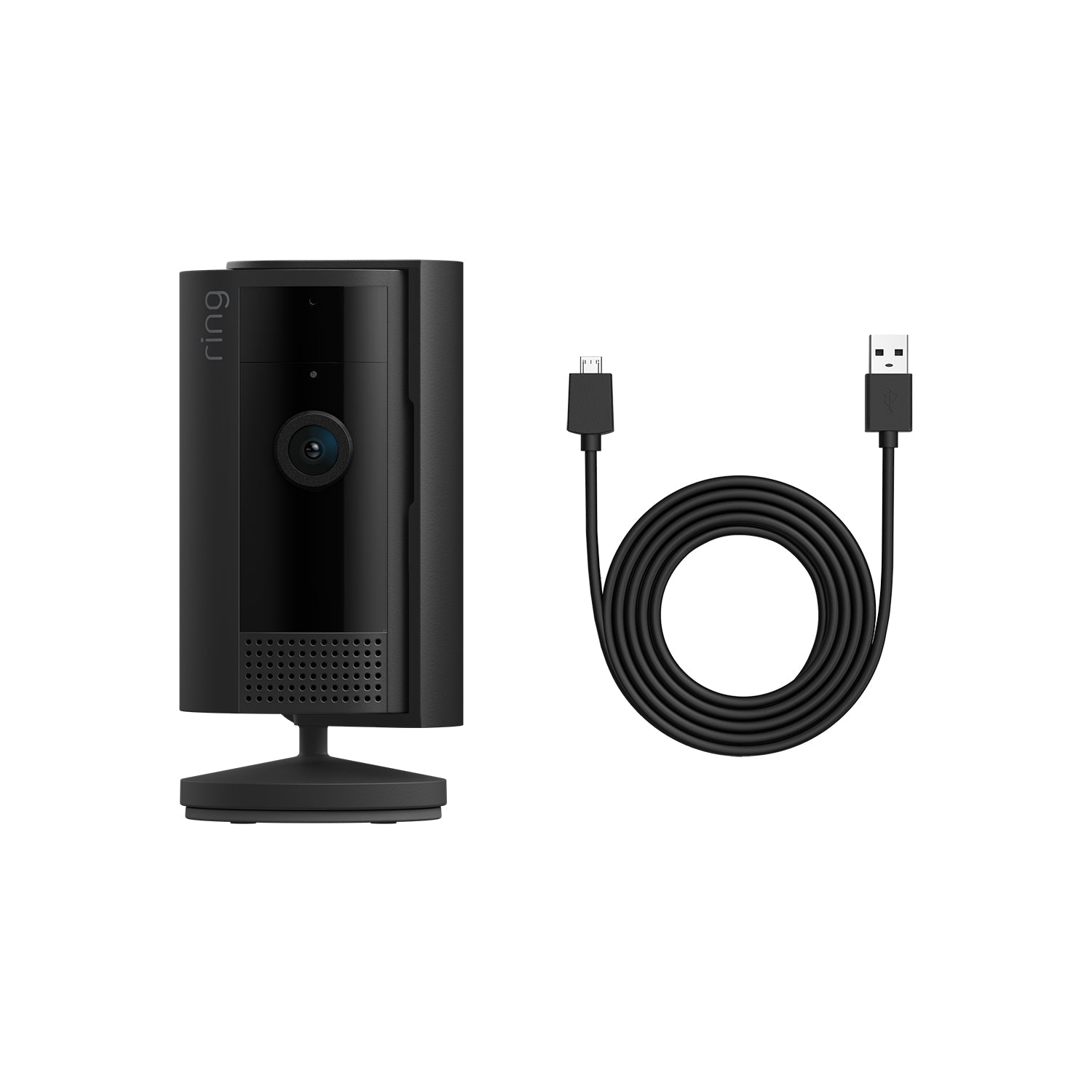 Black:High Reach Bundle (Indoor Cam (2nd Gen) with 10 ft Micro USB Power Cable)