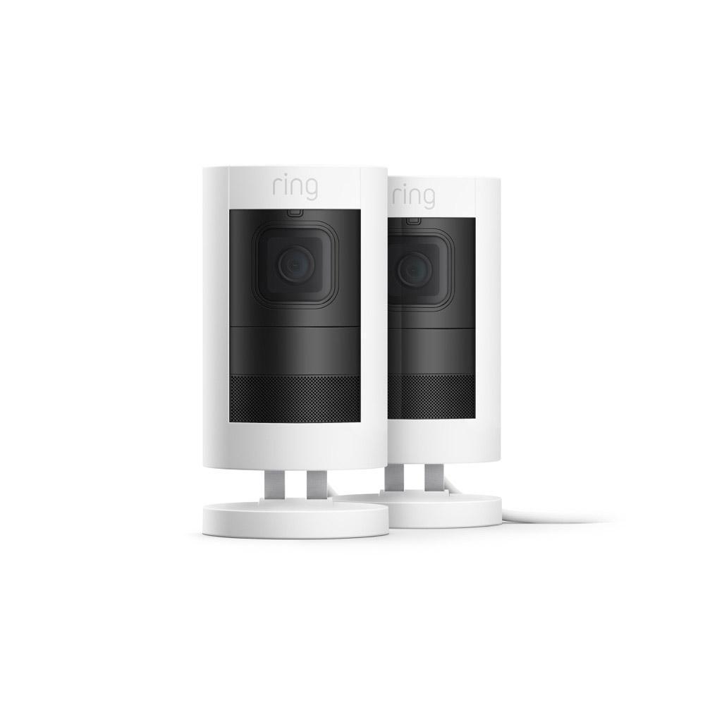 Power over Ethernet / White / 2-Pack:Stick Up Cam Elite