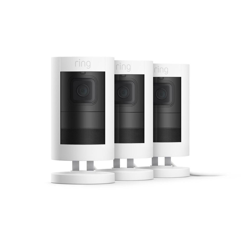 Power over Ethernet / White / 3-Pack:Stick Up Cam Elite