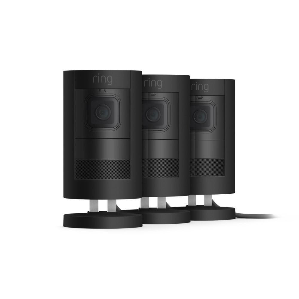 Power over Ethernet / Black / 3-Pack:Stick Up Cam Elite